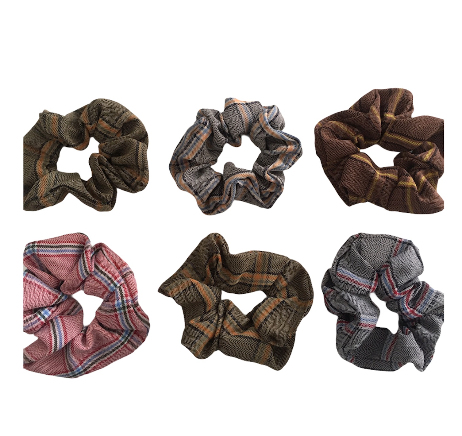 Ro Accessories Σούρα Μαλλιών Καρο 06-0155