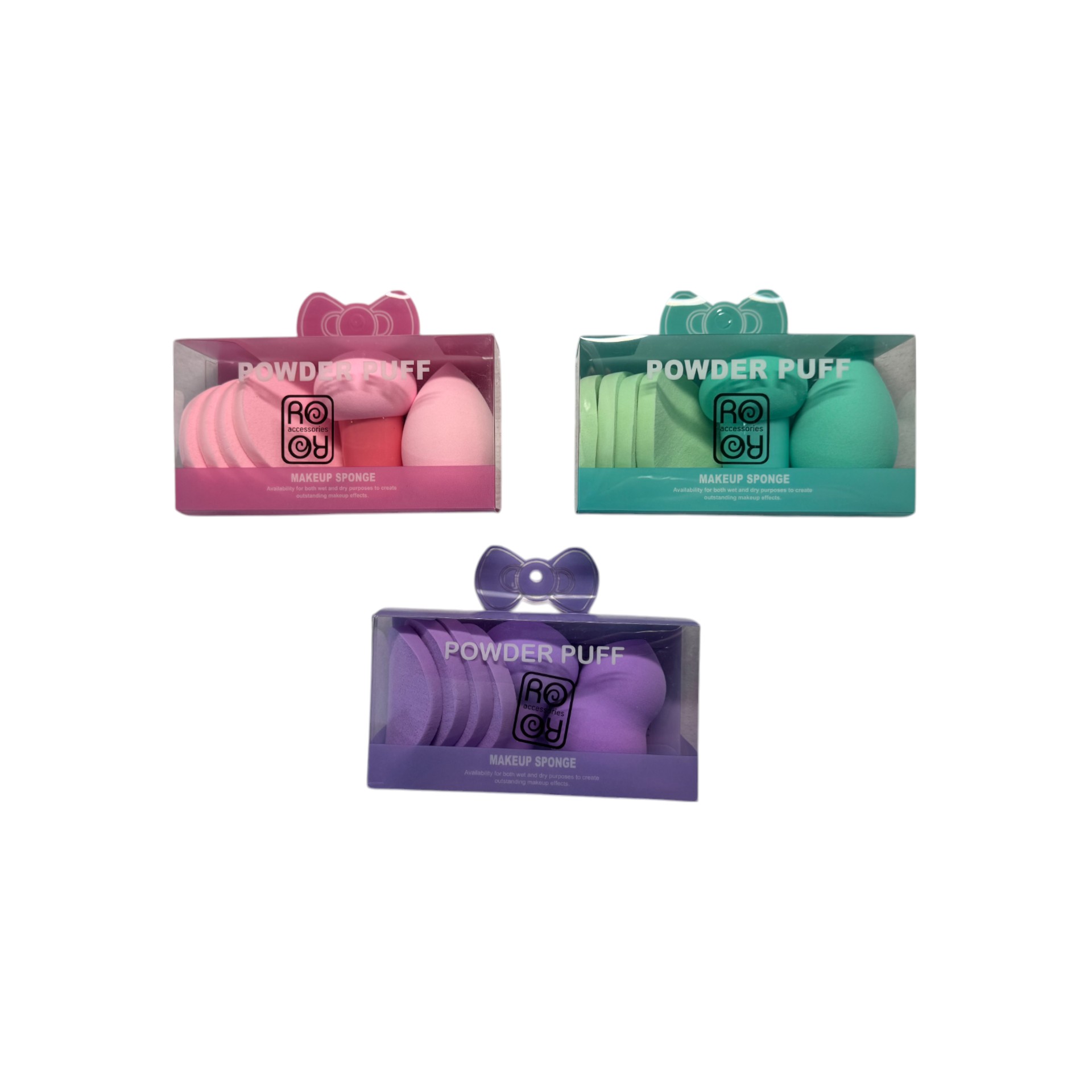 Ro Accessories Σφουγγαράκια Make Up Σετ 6 Τεμάχια SP230